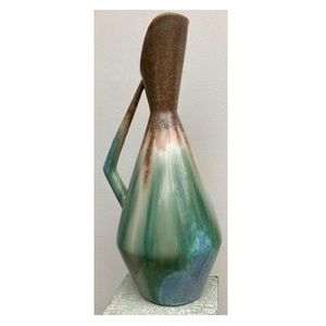 Ceramic Glazed Green Vase